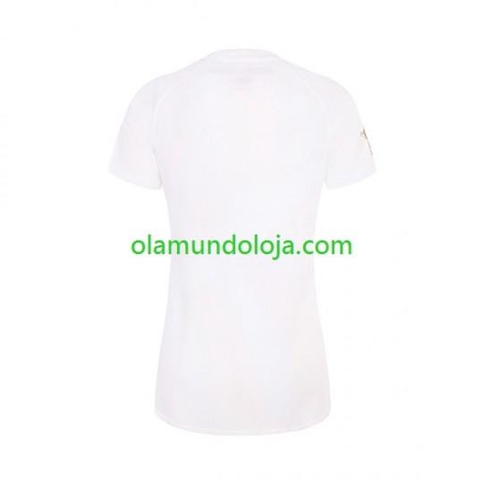 Camisola Rugby Inglaterra Mulher Equipamento Primeiro RWC 2023 Manga Curta